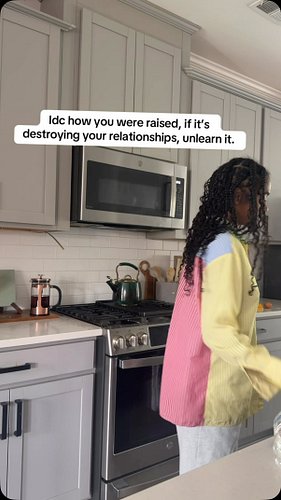 1. You withhold respect because you watched it go unreciprocated. UNLEARN IT.

2. You resist submission because you watched s...