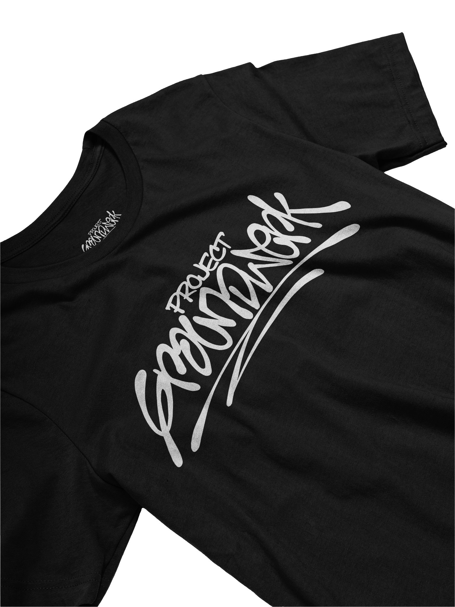 Project Groundwerk Basic Logo Adult Unisex Black T-Shirt product image (3)