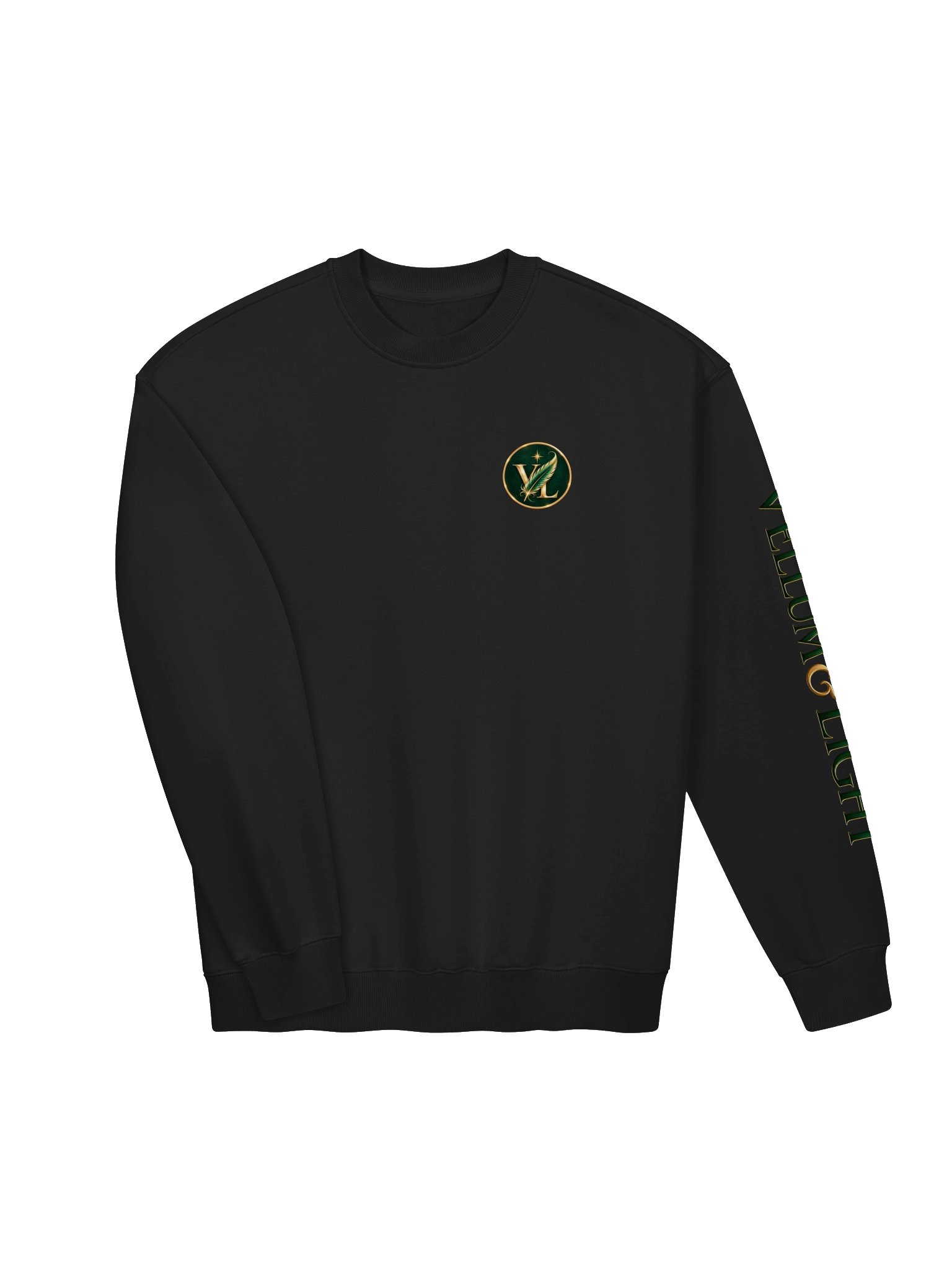 V&L Media Mark Gold Emblem French Terry Crewneck product image (6)