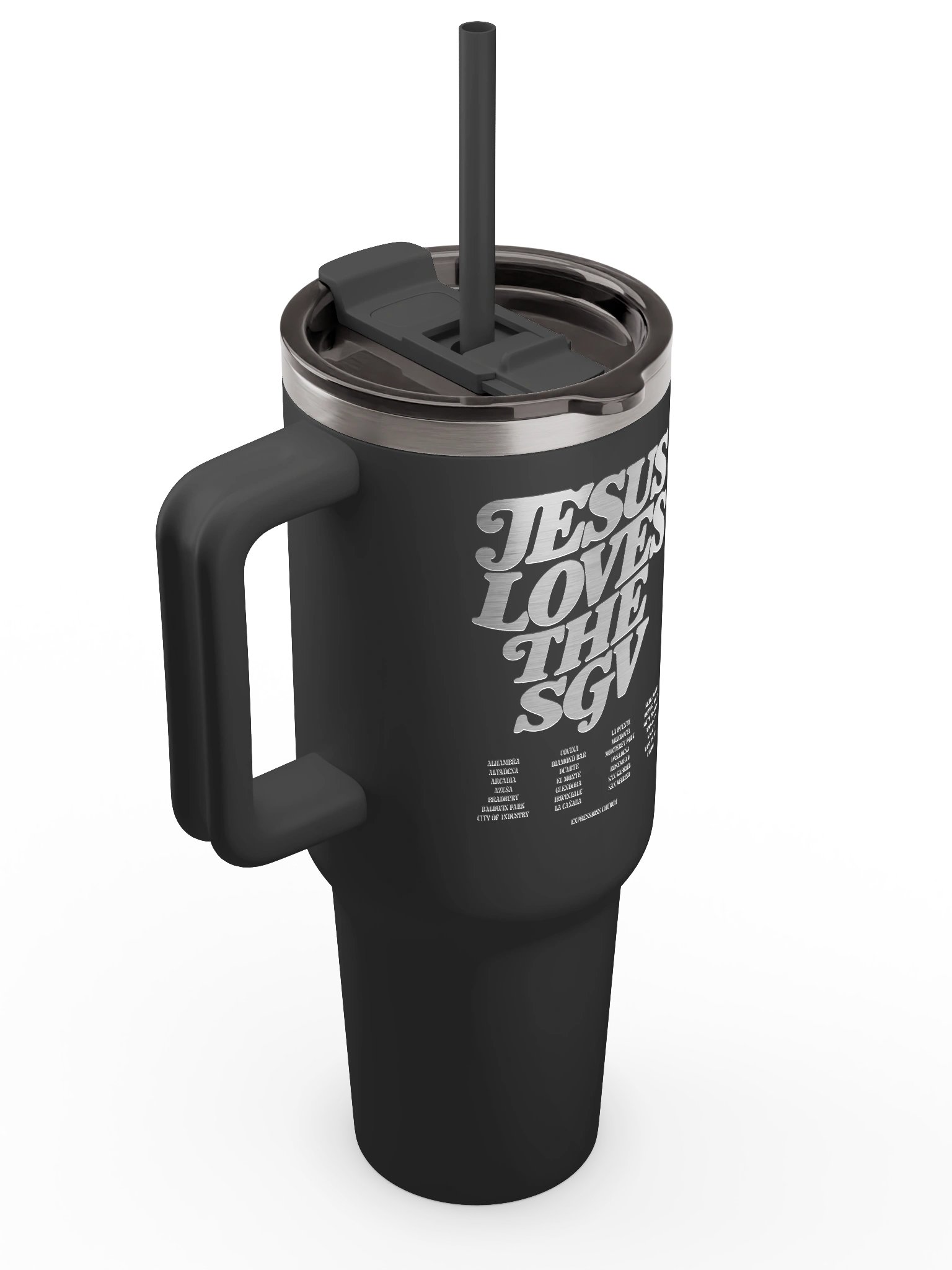 Jesus Loves SGV 40oz Travel Tumbler with Straw product image (27)