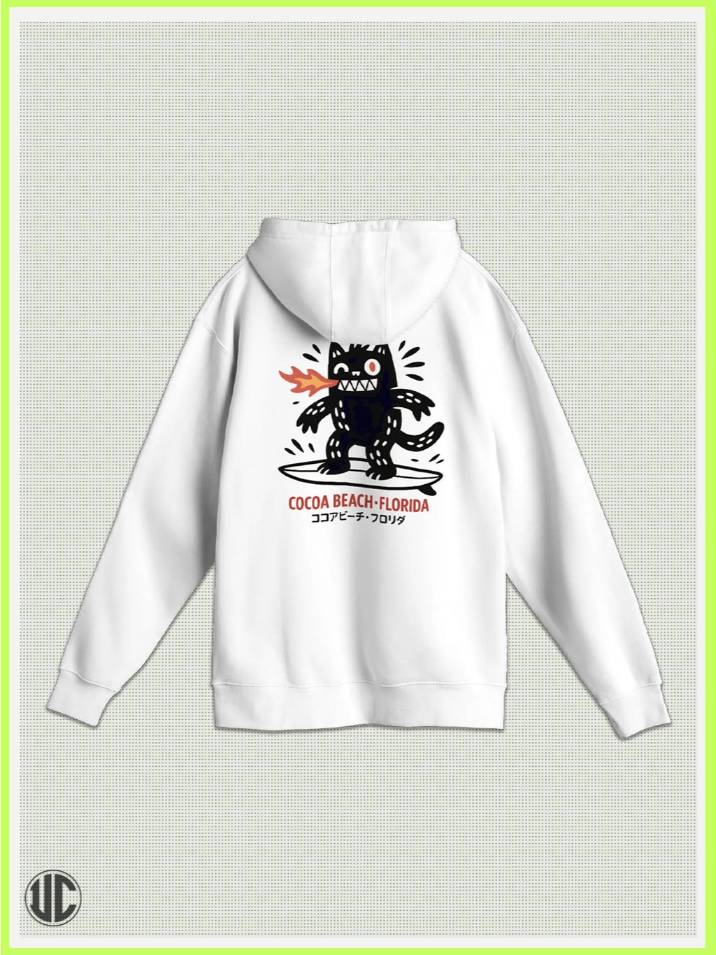 UnkoCon – Cocoa Beach FL Surfer Pullover Hoodie product image (2)