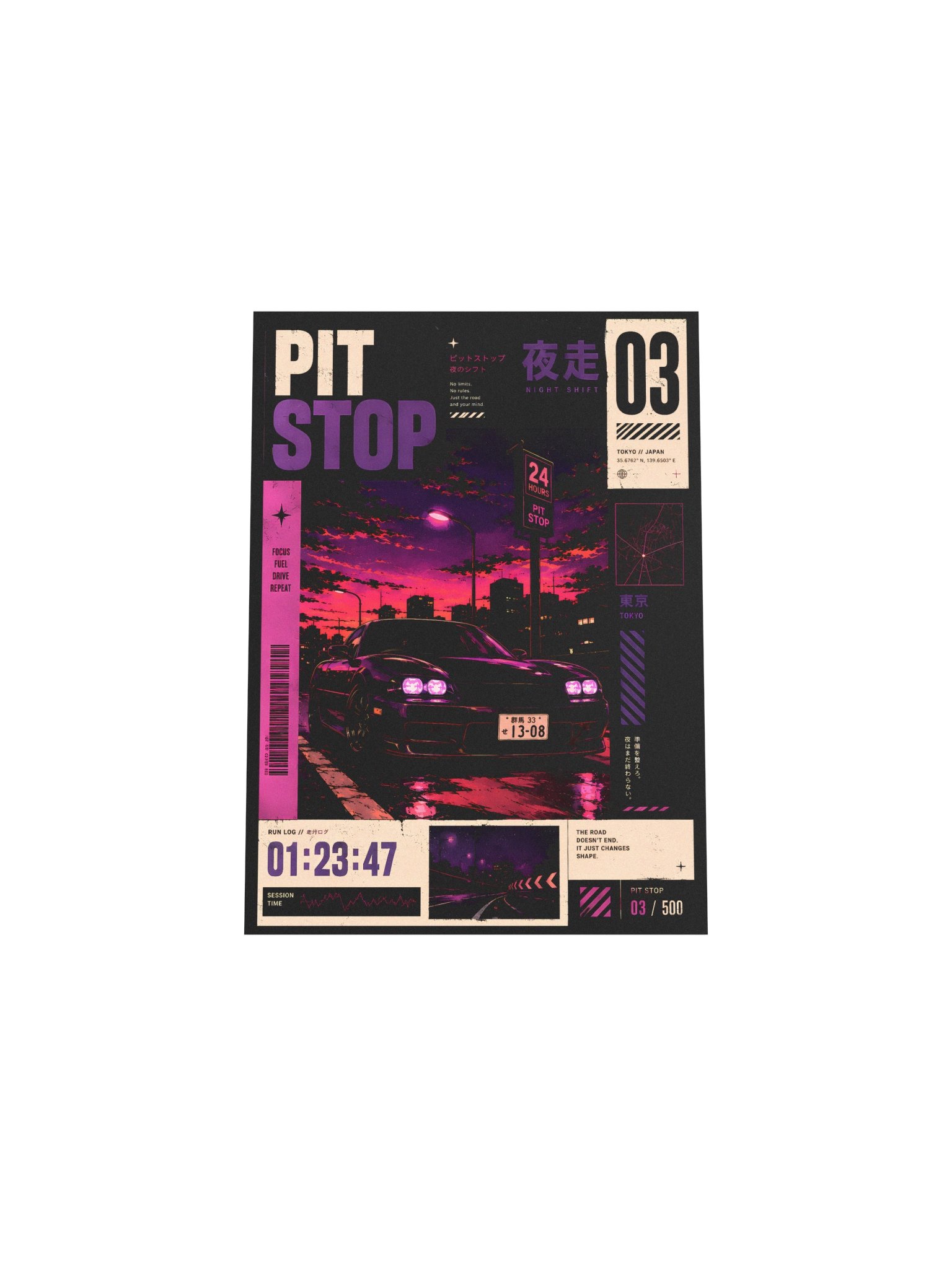 PIT STOP Series Matte Poster no. 03 product image (14)