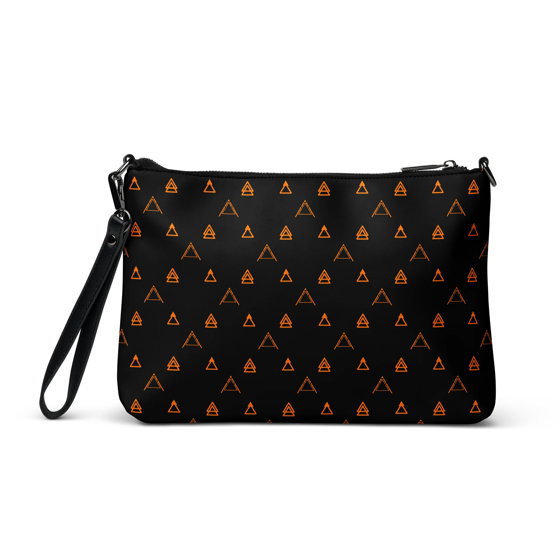 Black Geometric Faux Leather Clutch Bag product image (3)