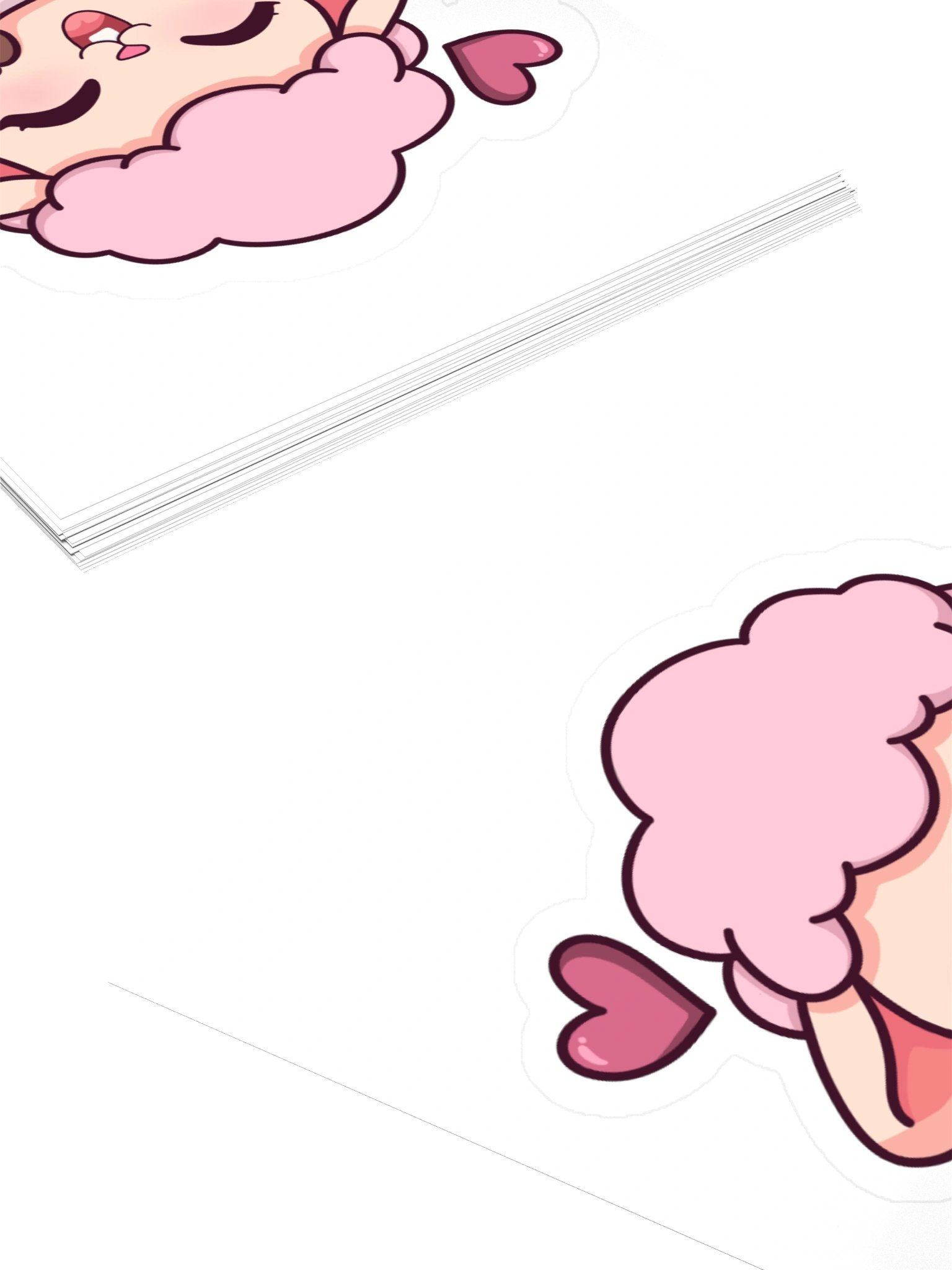 Heart Sheep sticker product image (4)