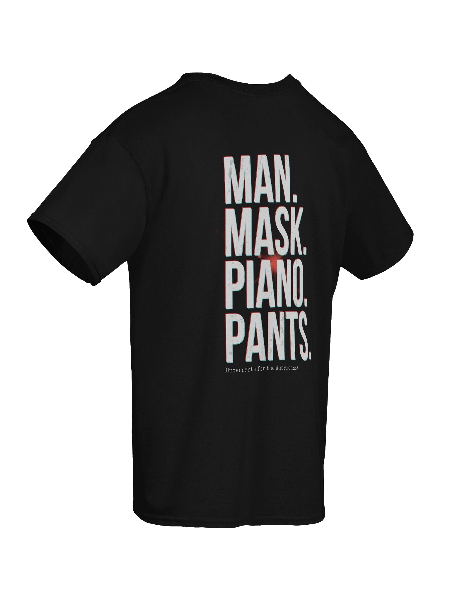 *BRAND NEW* Man. Mask. Piano. Pants. T-shirt (version 2) product image (8)