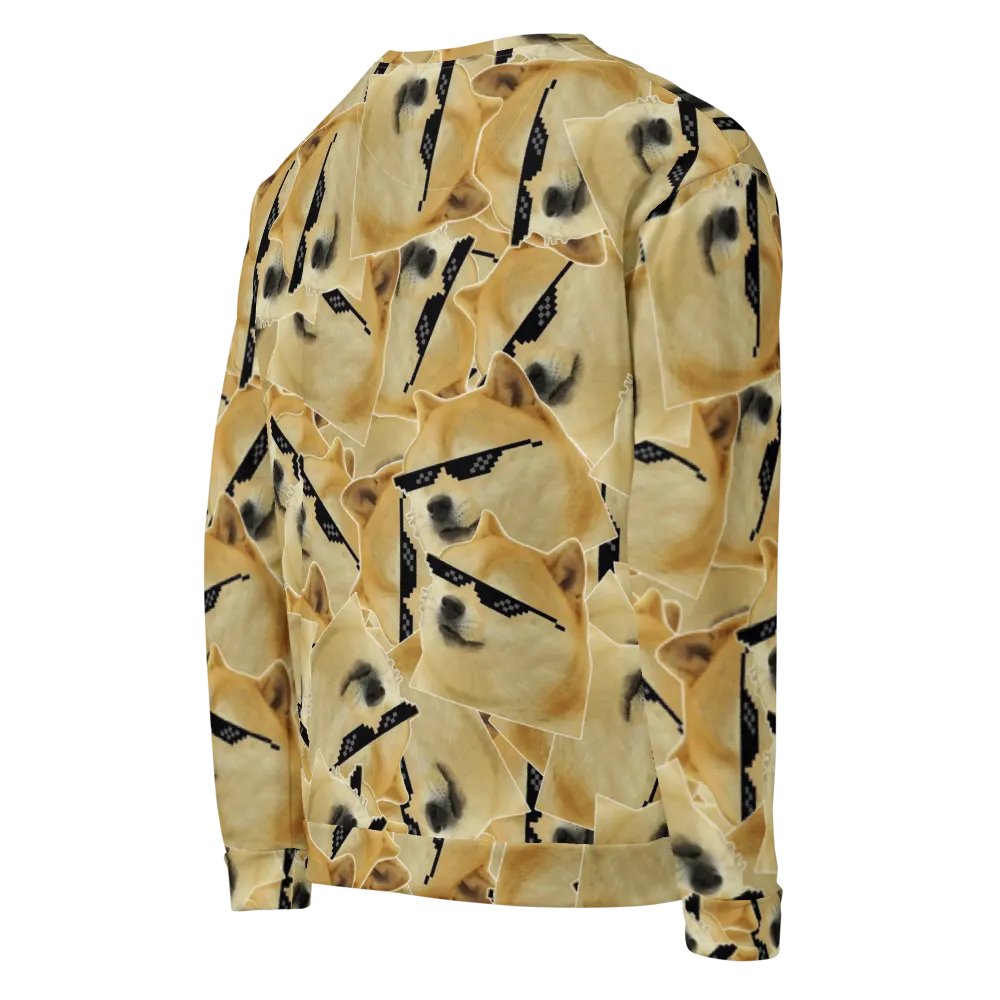 $DOGE Full Printed Unisex Sweatshirt product image (7)