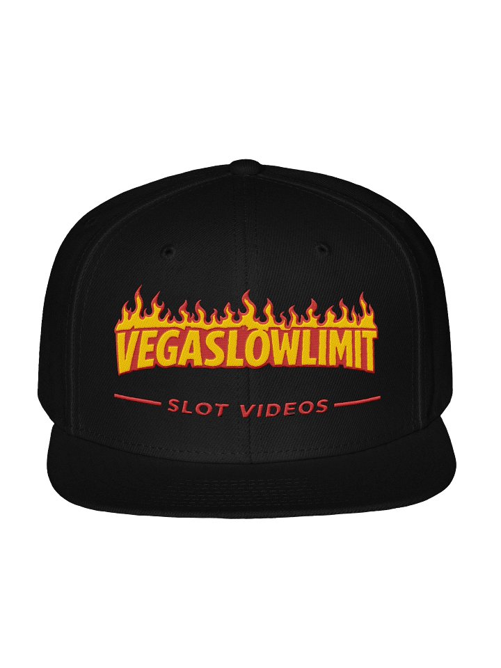Flaming Slot Videos Snapback Cap product image (1)