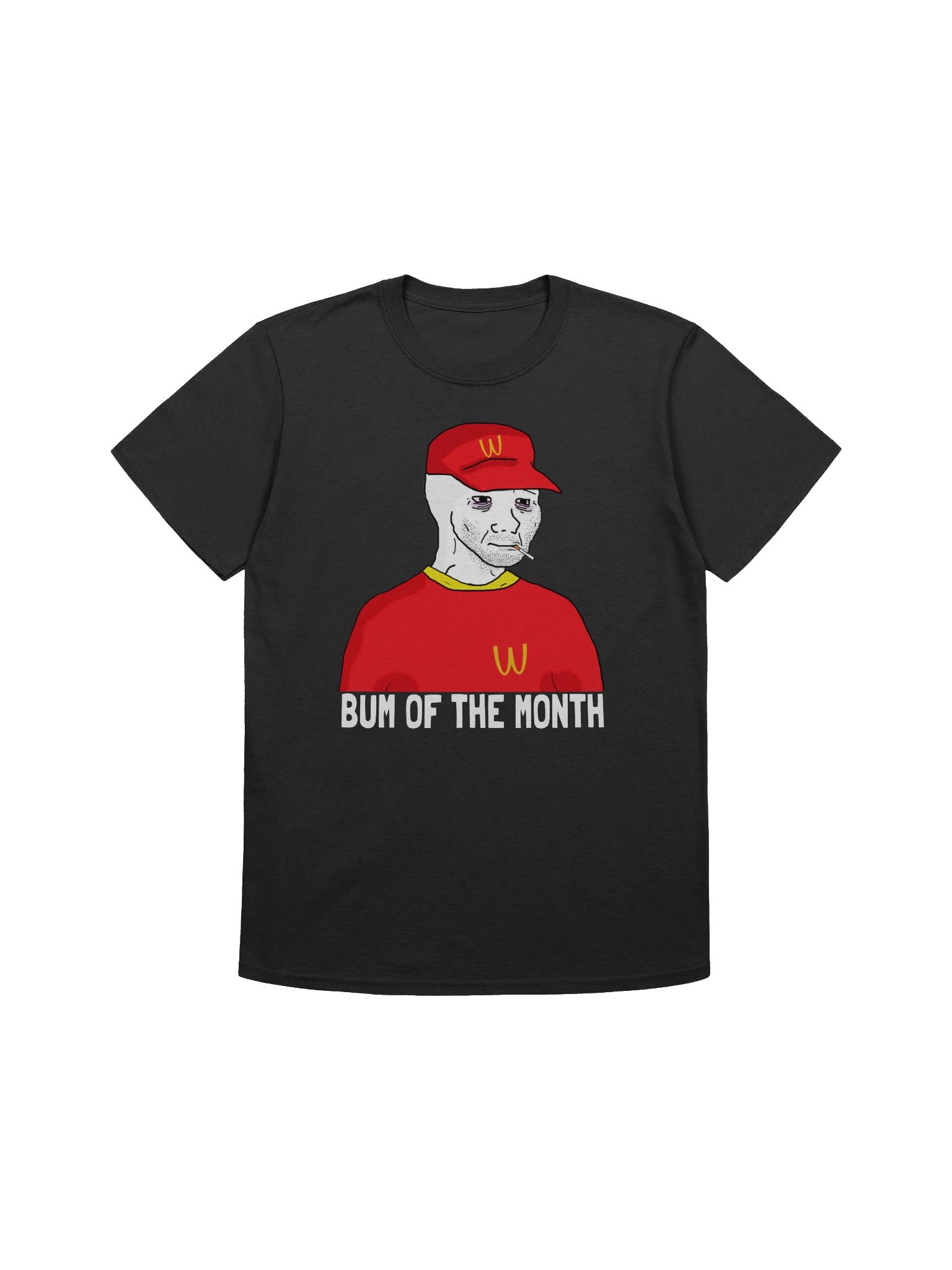 Wojak Tee - Bum of the month (WAGEDONALD) 🔥🍔 product image (1)