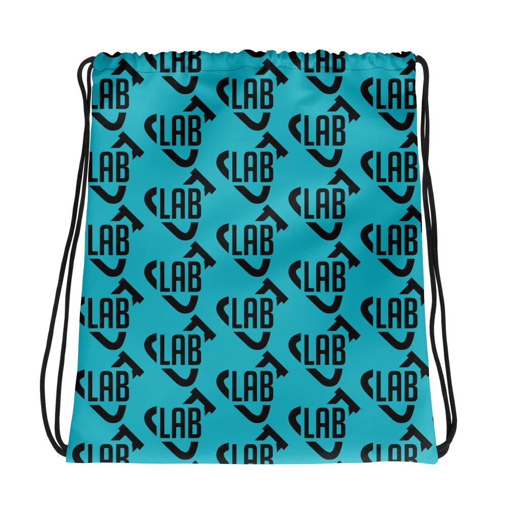 Vintage Lab Logo Pattern Drawstring Bag product image (1)