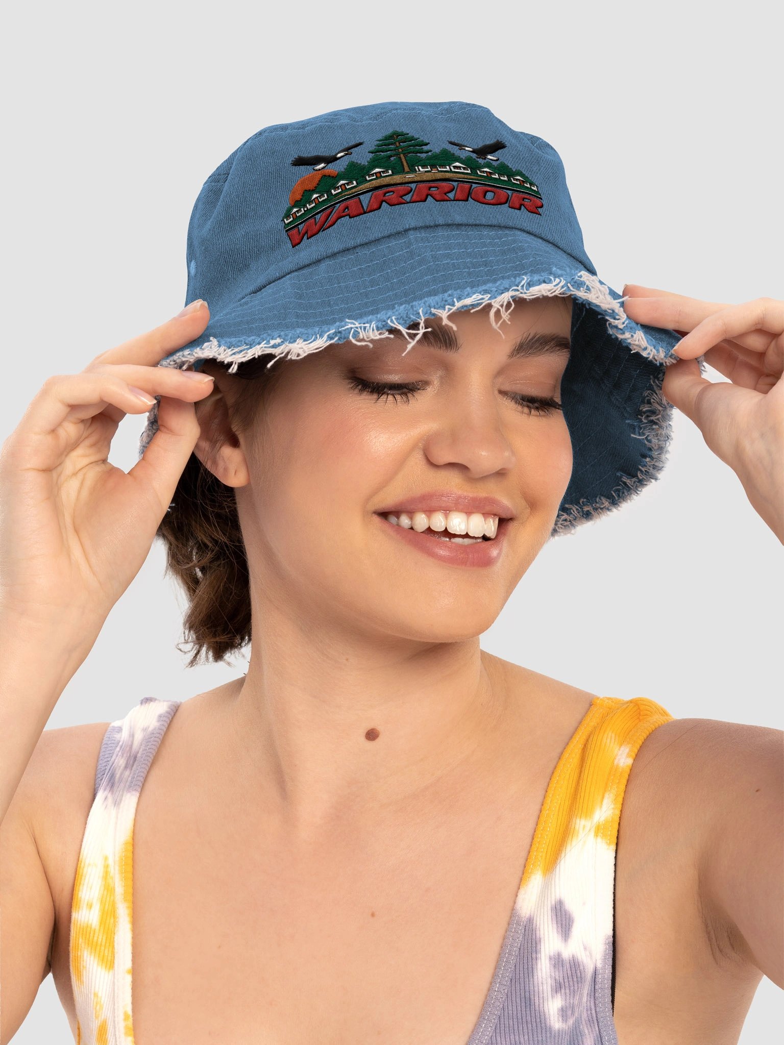 Warrior Denim Bucket Hat product image (3)