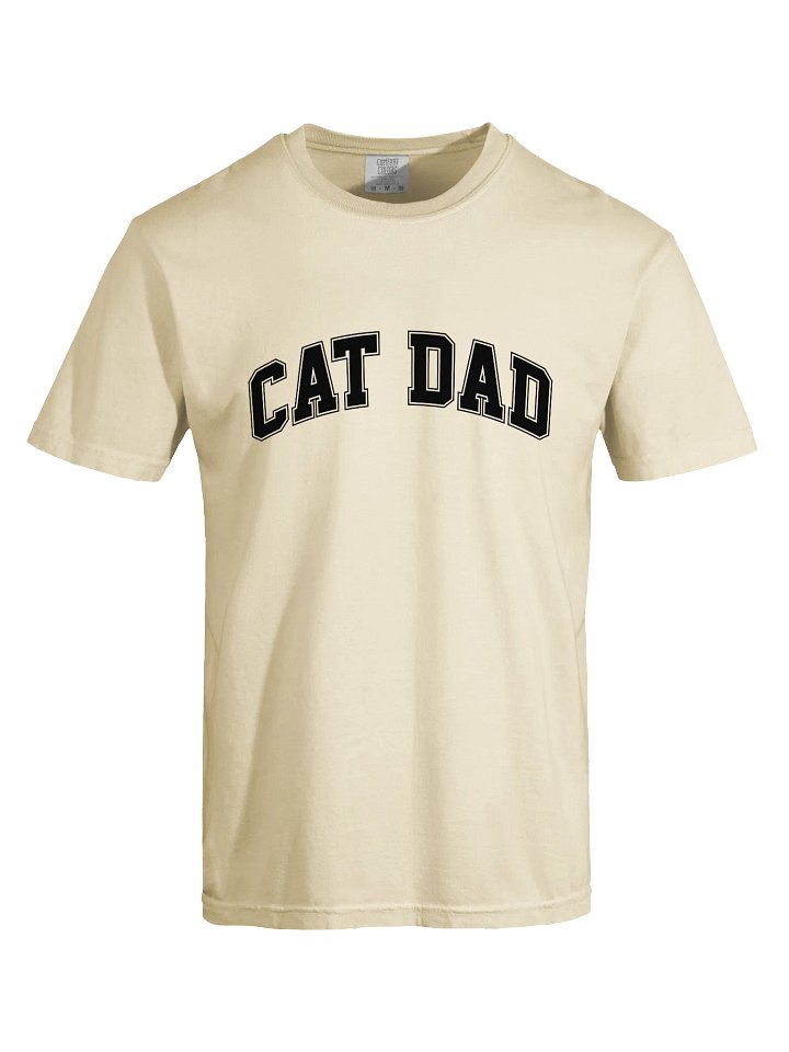 Cat Dad T-Shirt - Relaxed Fit Heavyweight Unisex Cotton T-Shirt product image (7)