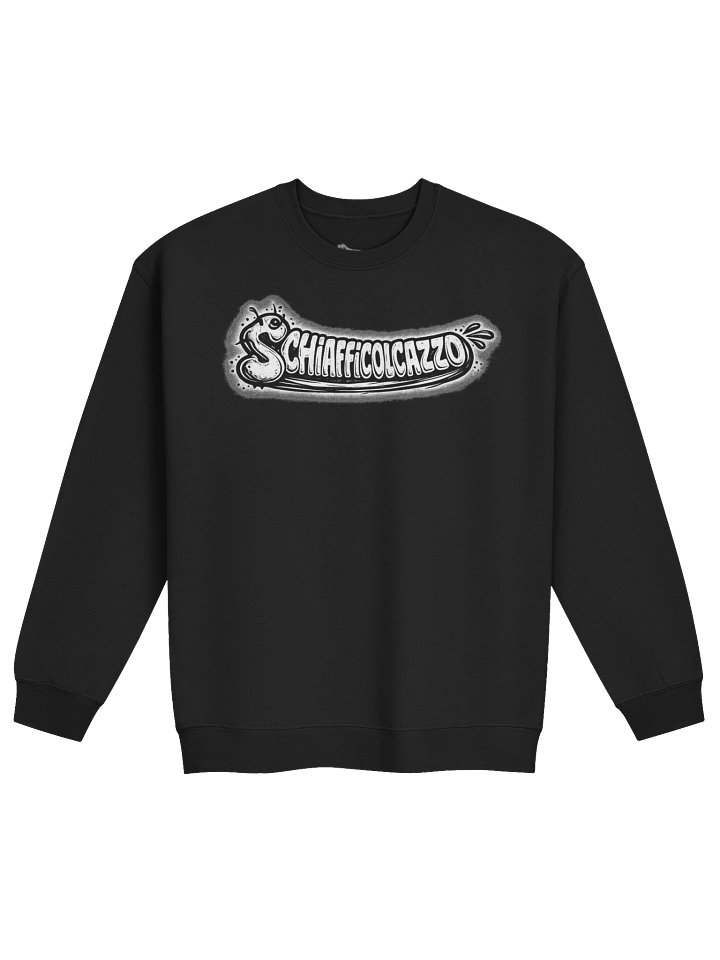schiafficolcazzo crewneck black product image (1)