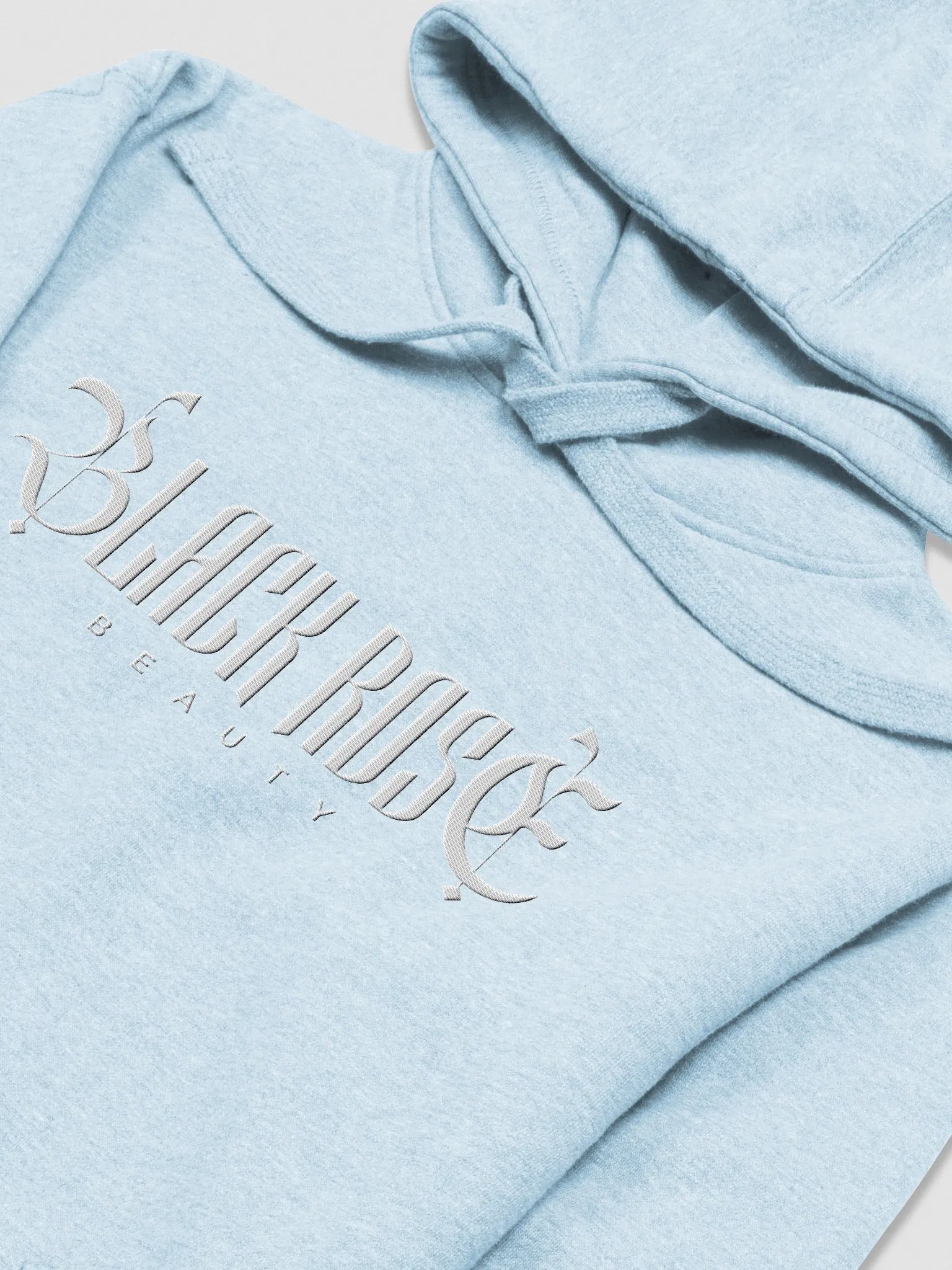Black Rose Beauty Hoodie "Sky Blue" product image (3)