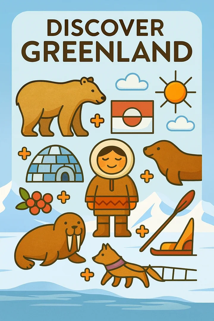 Free “Discover Greenland” Poster – European Wall Art Printable (A4 & US Letter PDF) product image (1)