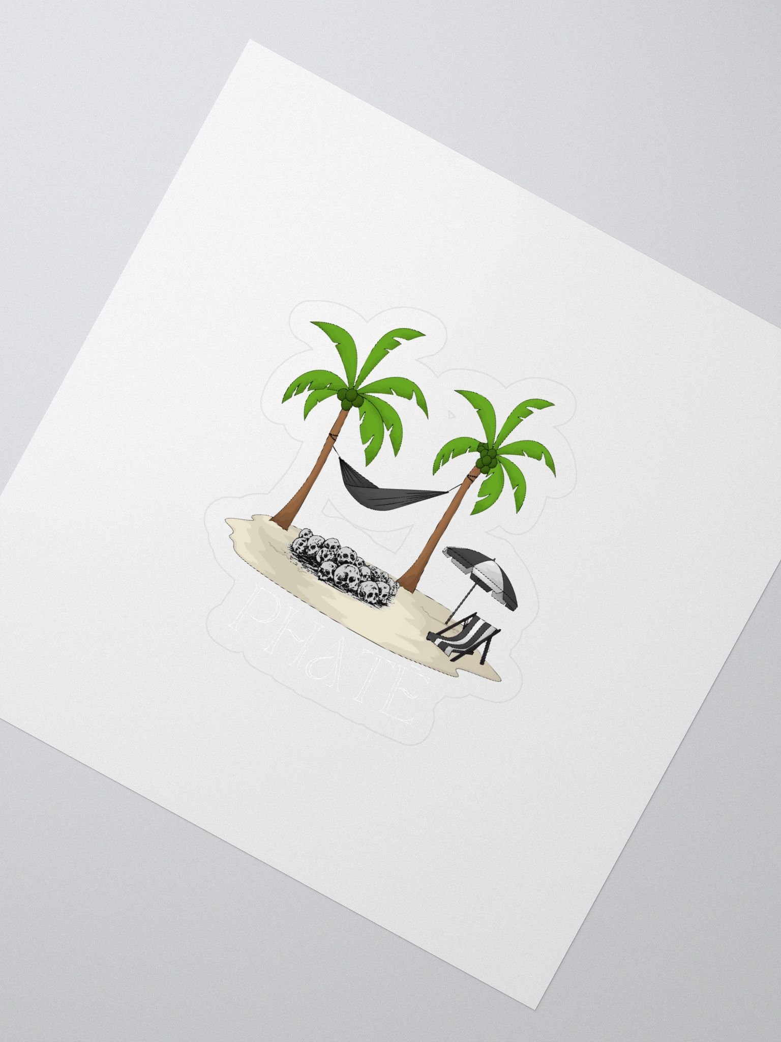 Phate Beach Sticker product image (2)