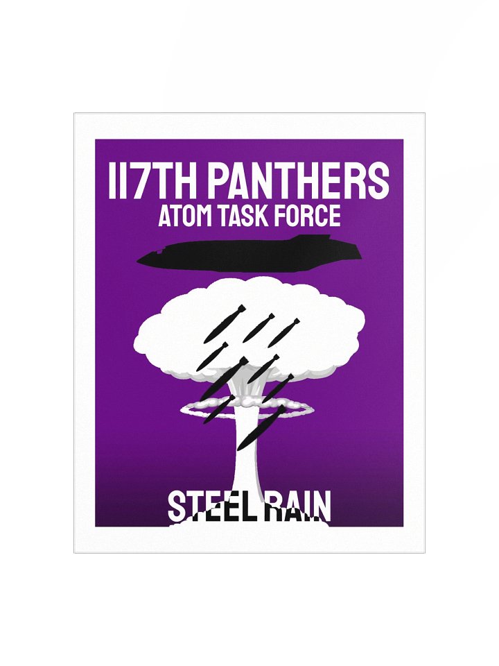117th Panthers Steel Rain Poster product image (1)