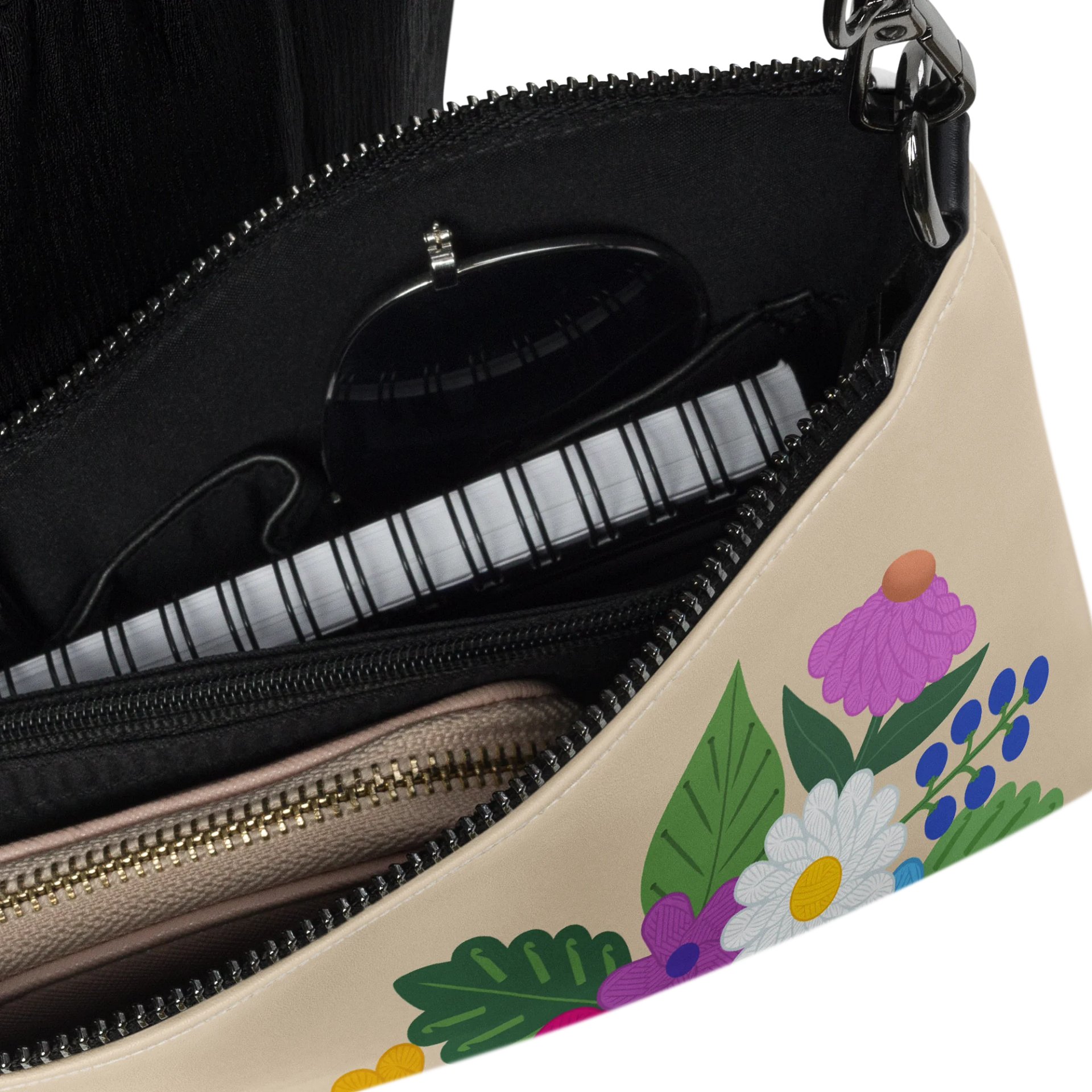 Floral Yarn Crossbody Purse product image (6)