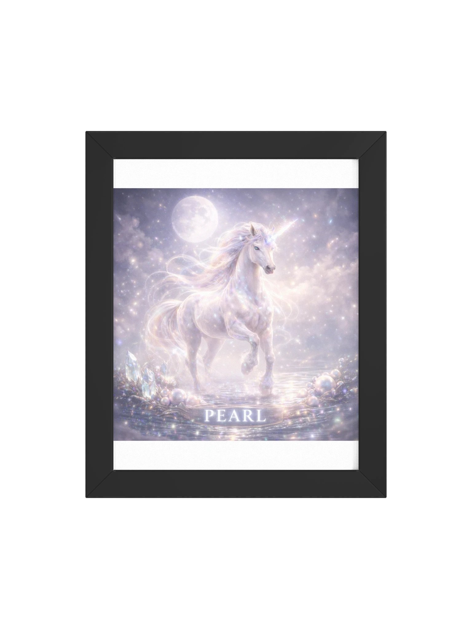 Pearl Unicorn Framed Poster product image (106)