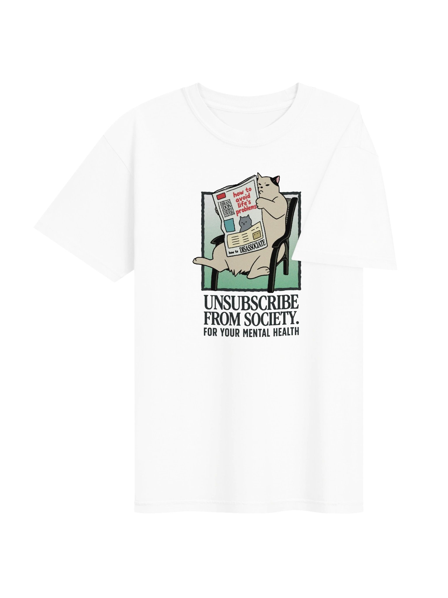 Unsubscribe Tee - LIGHT product image (52)