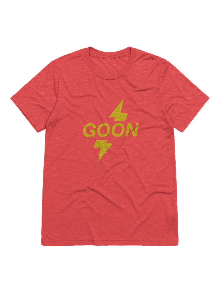 Goon Bolt Short Sleeve T-Shirt Red (Large Logo) product image (1)