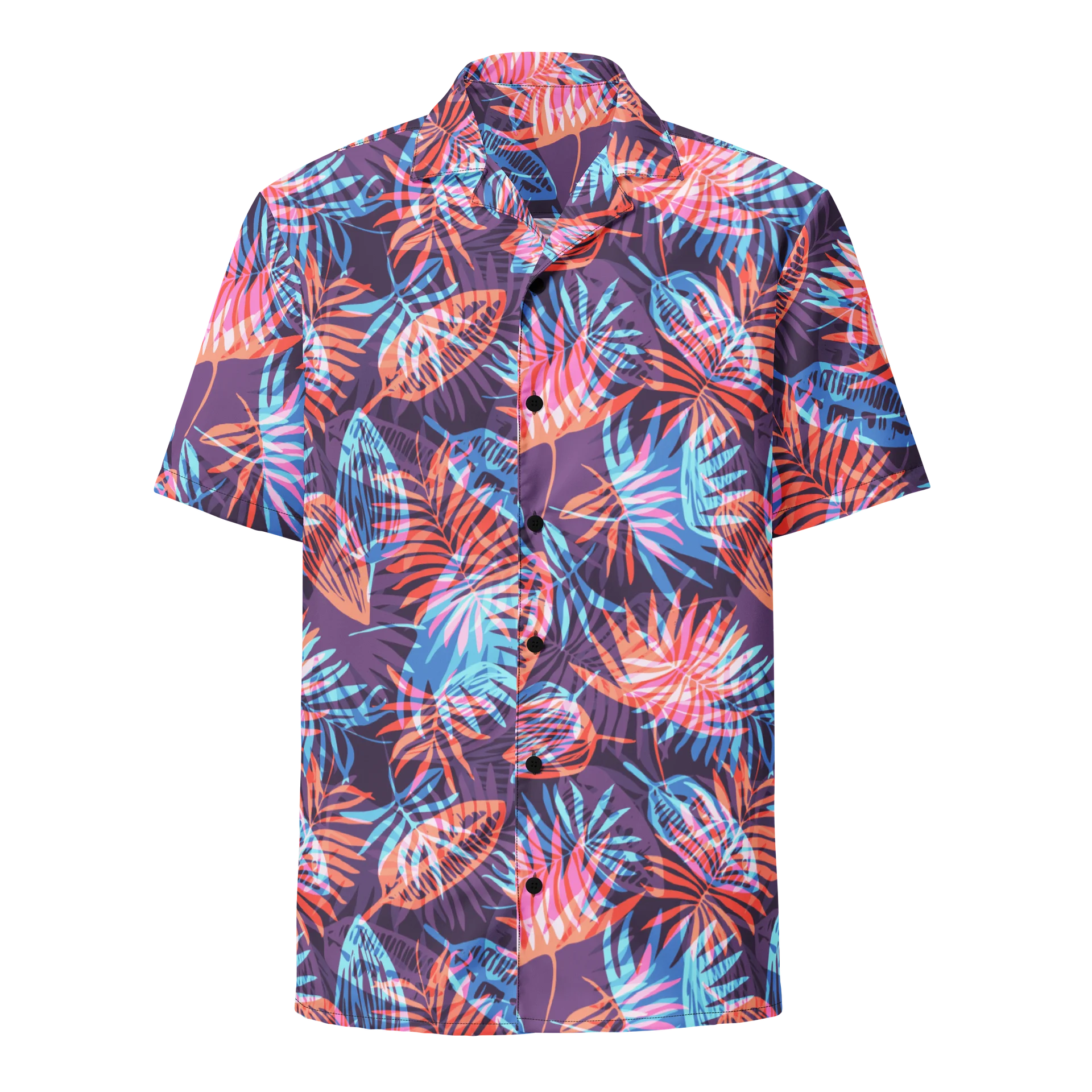Comfortable Hawaiian Shirt with Bright Tropical Print product image (1)
