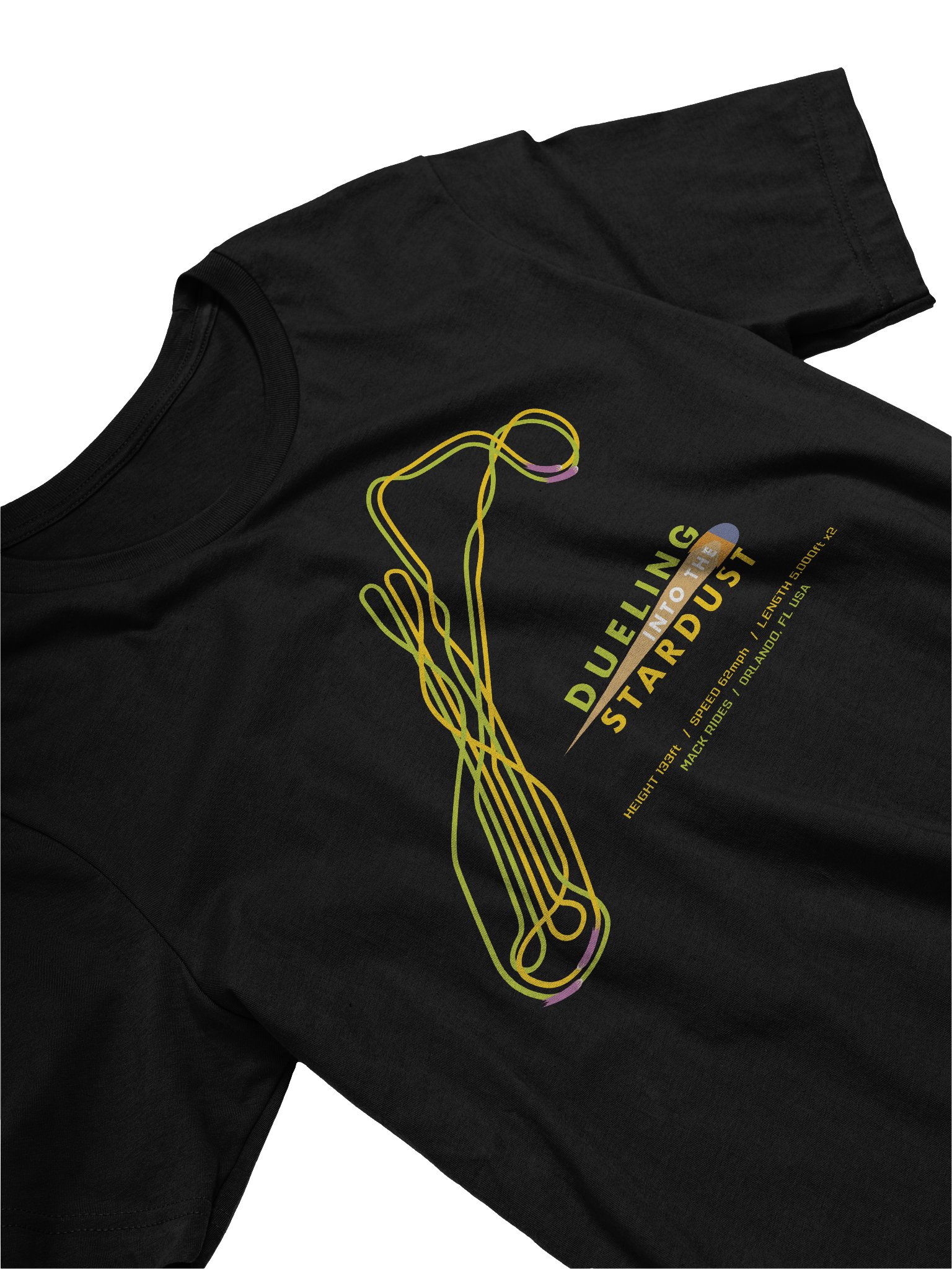 Dueling Into The Stardust Coaster Graphic Tee product image (22)