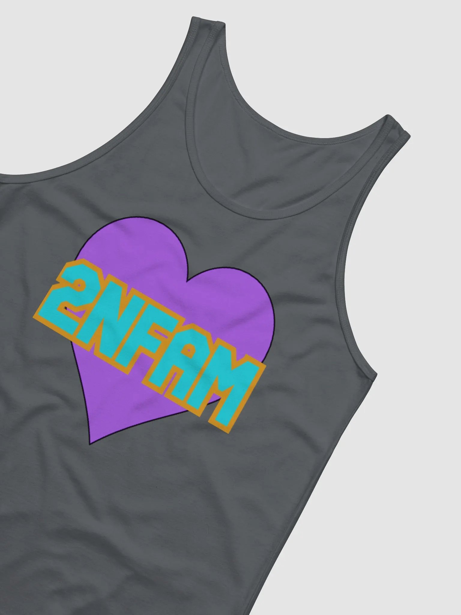 2NFAM Heart Tank Top - Unisex product image (4)