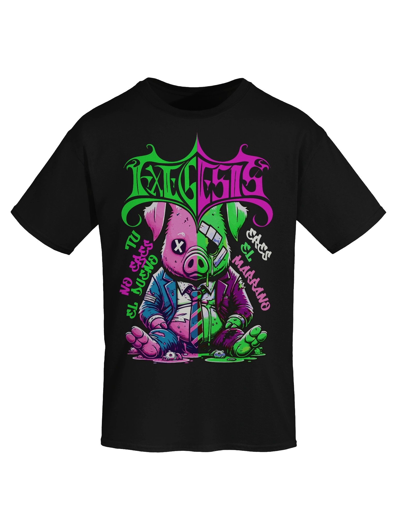 Split Personality Pig Graphic Tee product image (7)