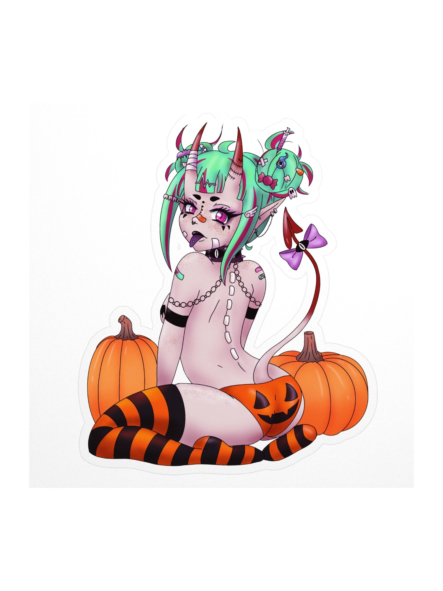 Pumpkin Booty Gar Sticker product image (1)