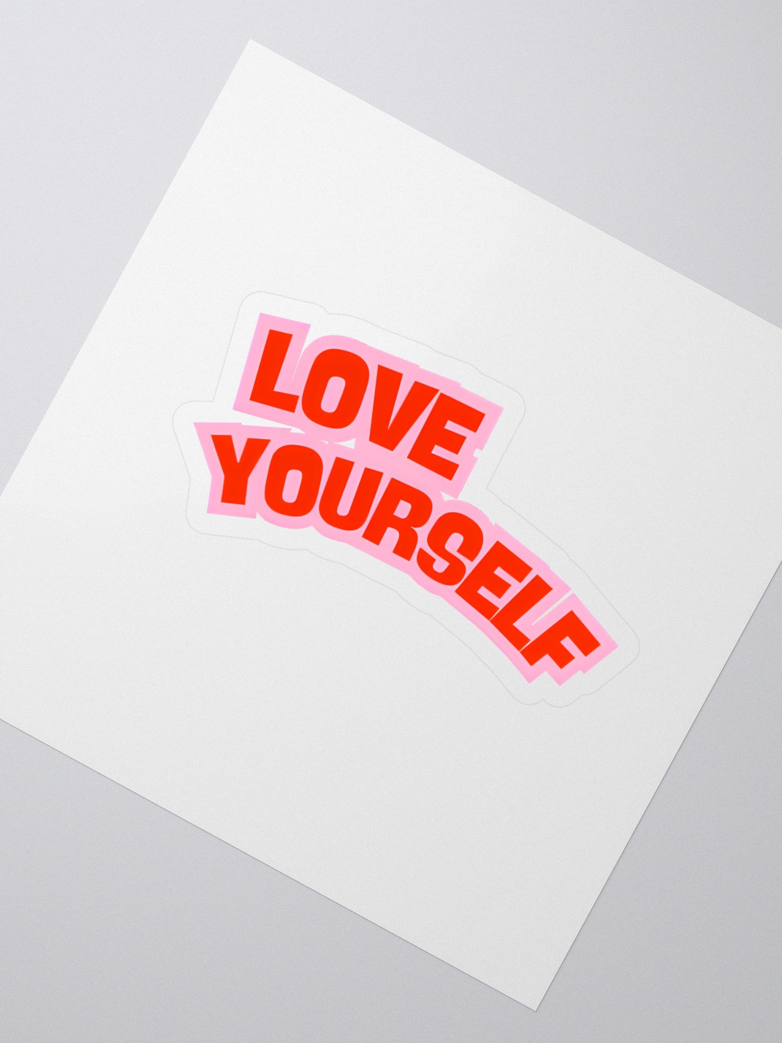 LOVE YOURSELF STICKER product image (2)