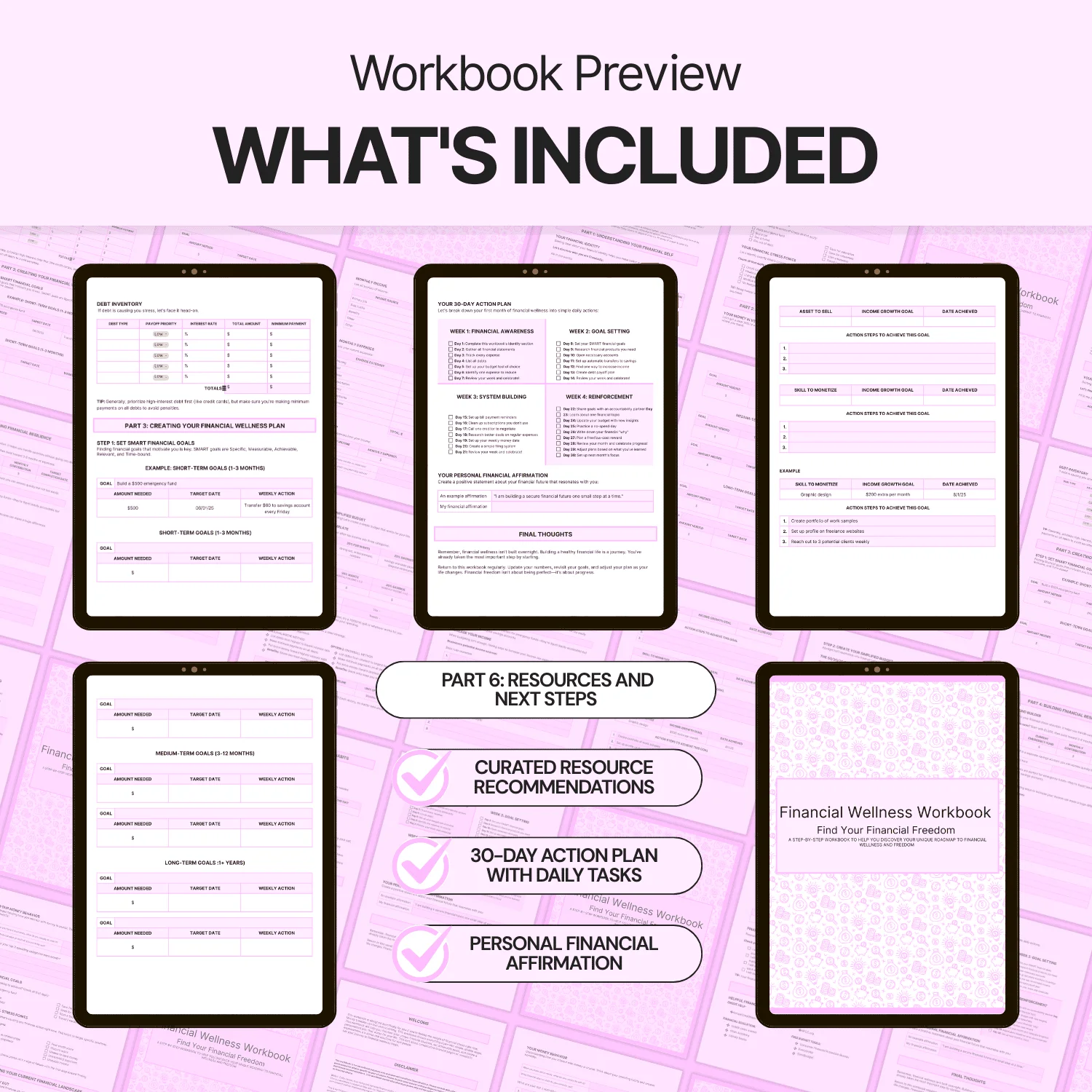 Financial Wellness Workbook - Google Docs product image (8)