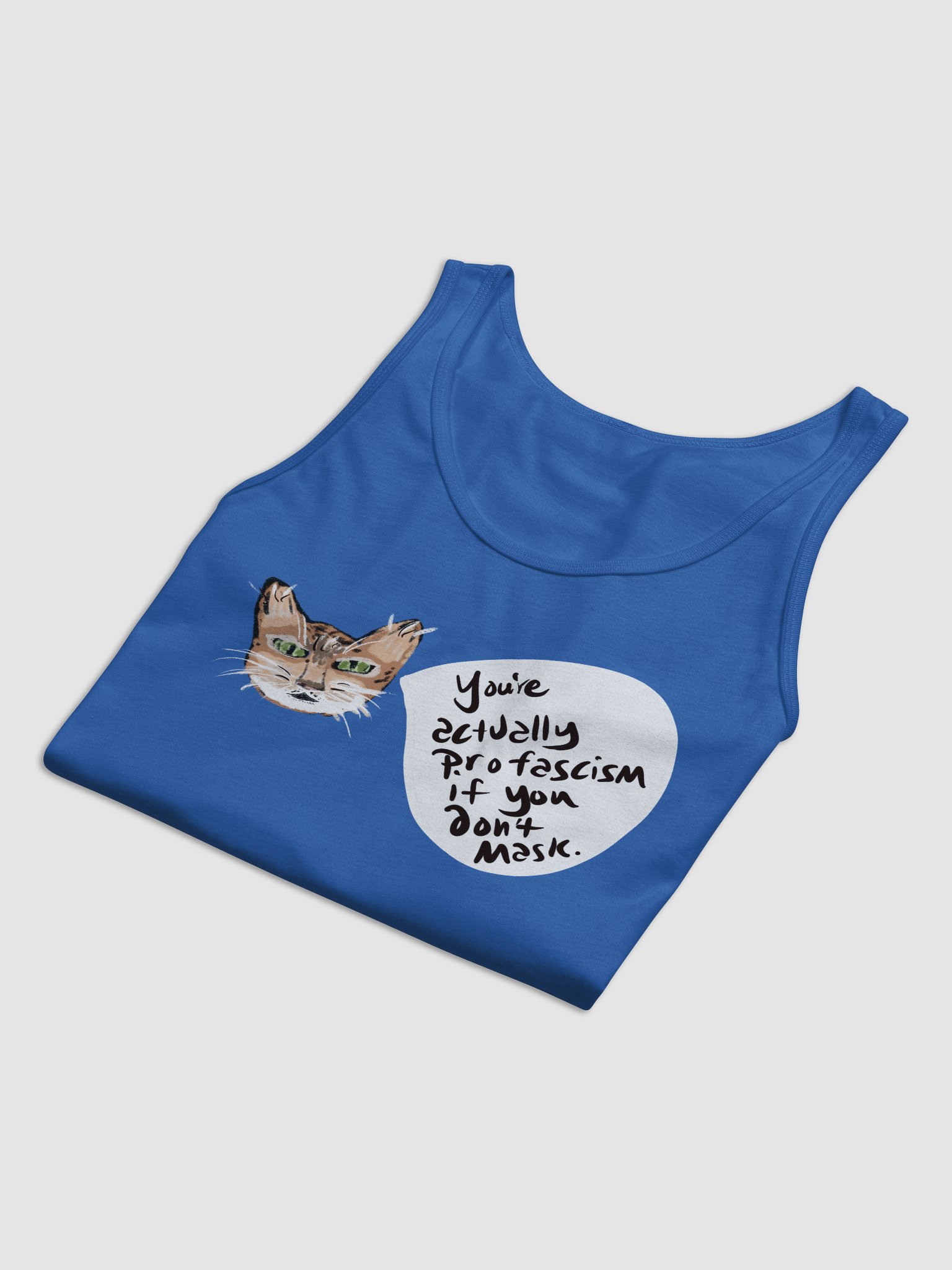 Kitty Mask Thoughts tank product image (39)