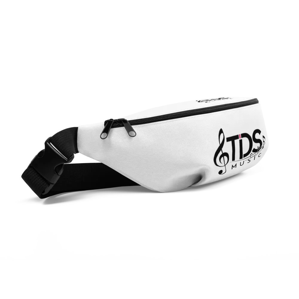 TDS Music All-Over Print Fanny Pack - White with Exclusive Musical Design product image (9)