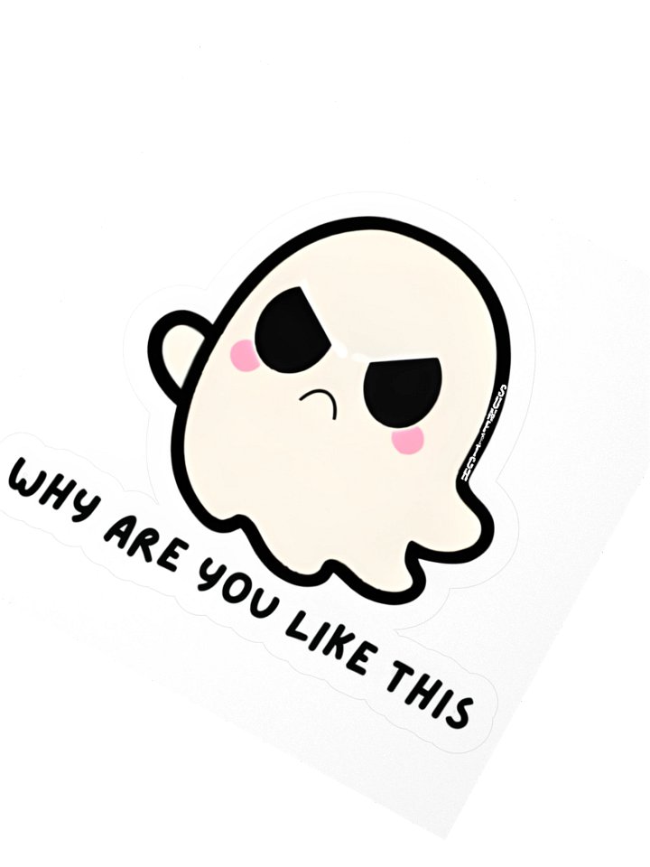 Why Are You Like This Sticker product image (2)