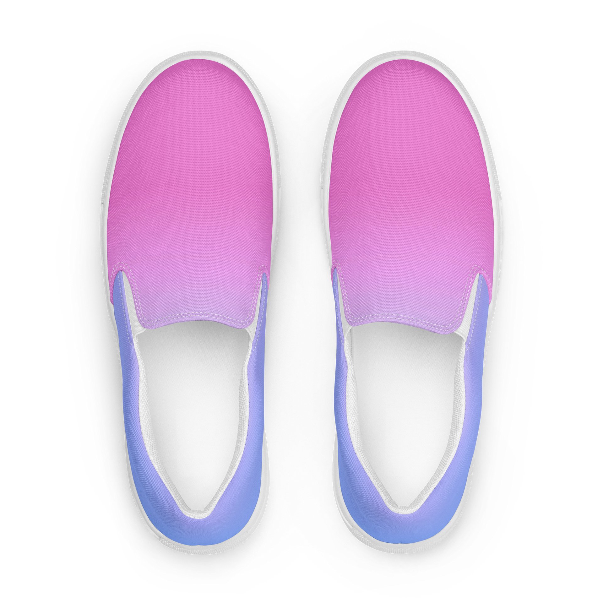 Pink to Blue Slip-On Canvas Shoes product image (1)