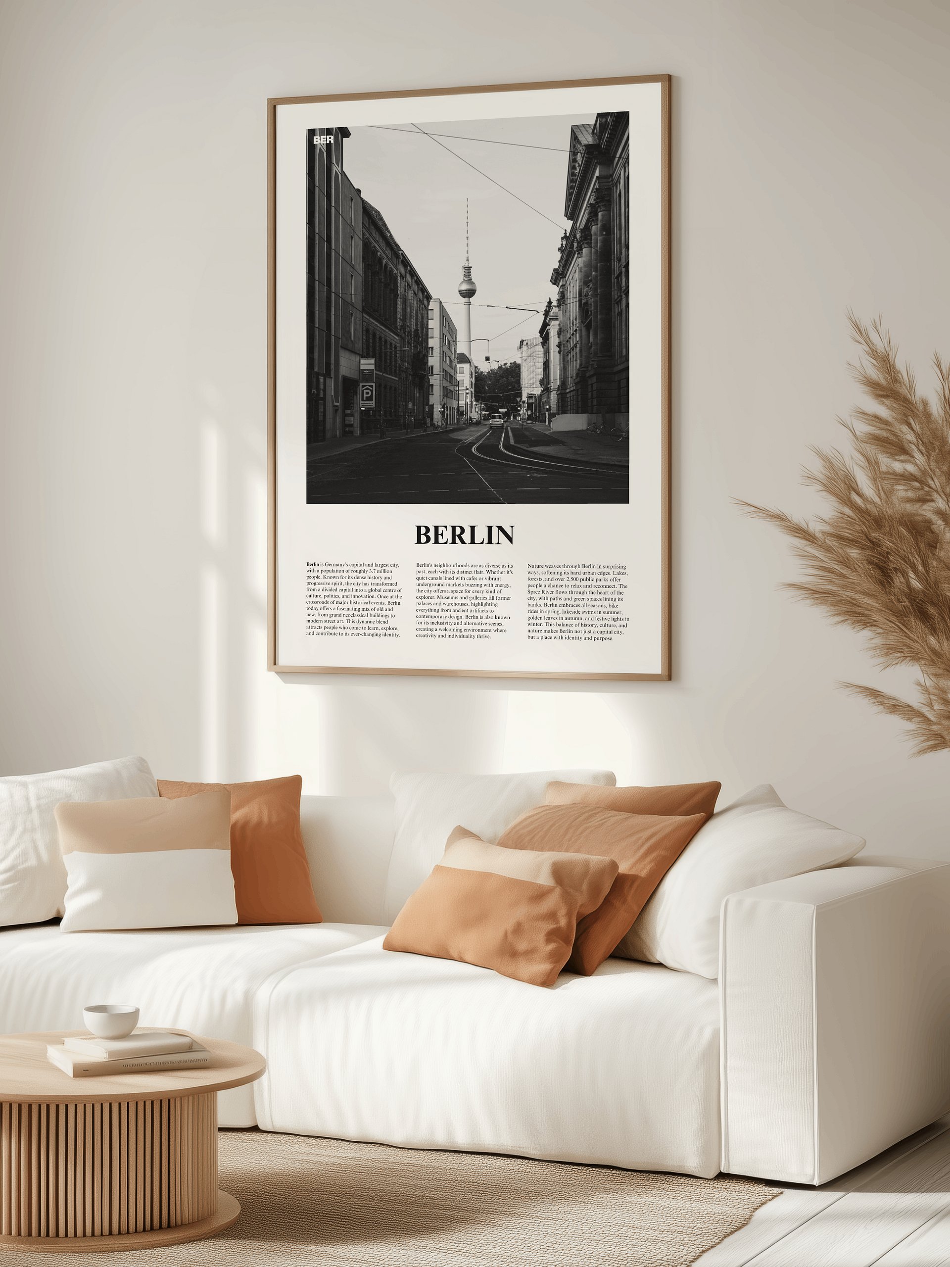 Berlin 02 Newspaper Poster | Framed product image (3)