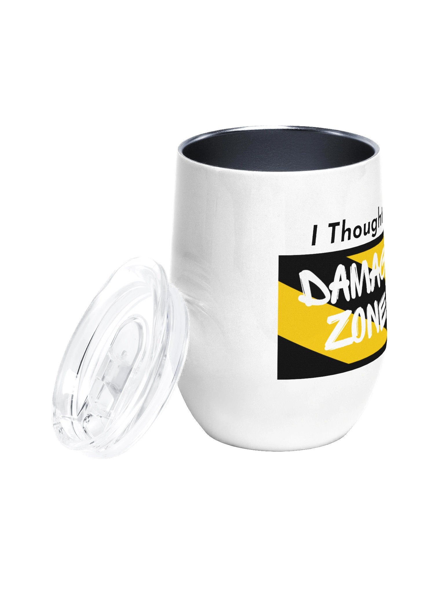 Damage free zone area | Wine Tumbler by Allcolor product image (2)