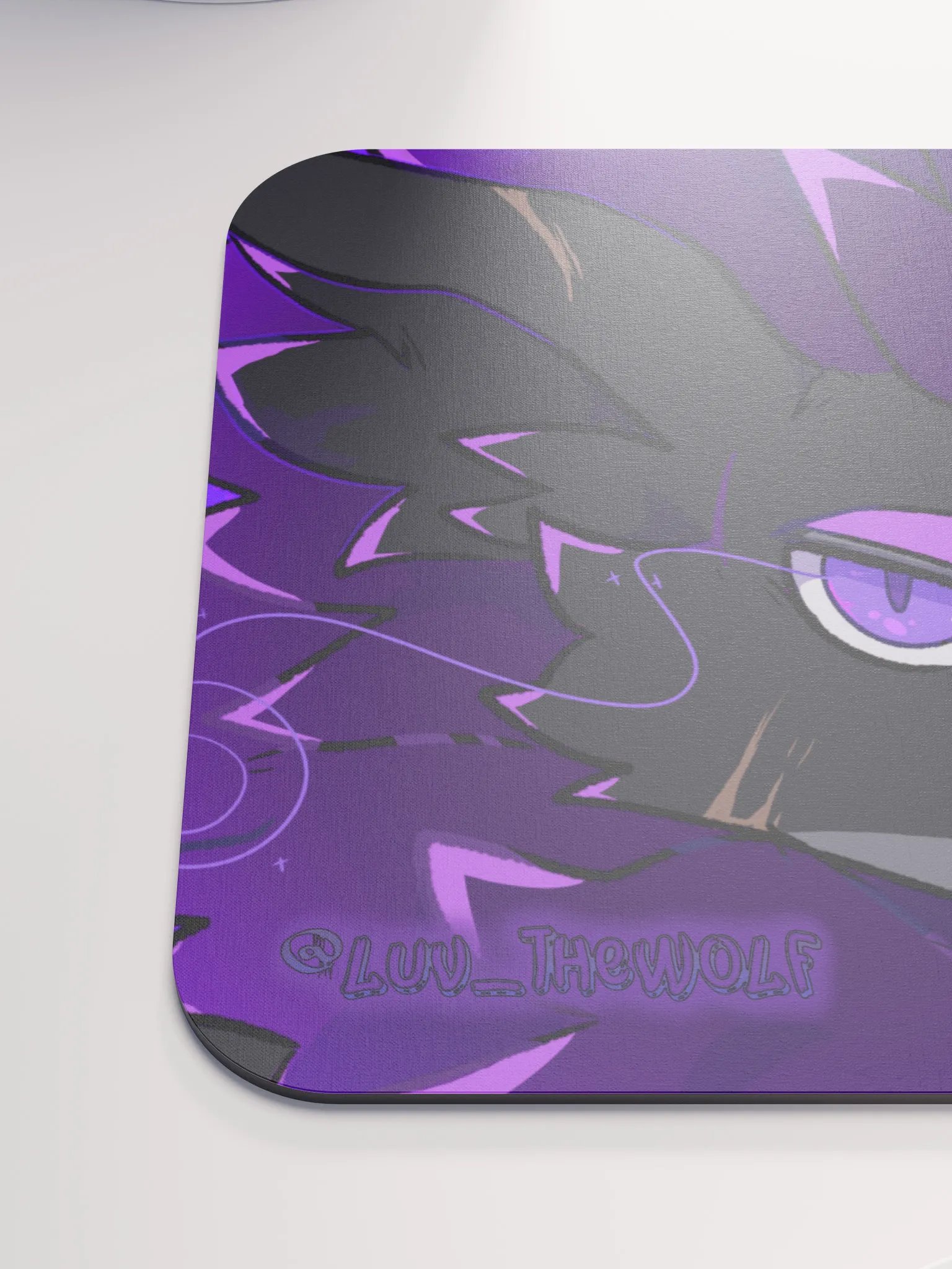 "Scruffy Wolf" Nardoragon Mouse Pad - "Lunabell's Collection!" product image (6)