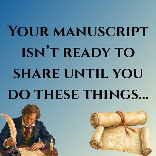 Finishing a first draft is very exciting, just make sure it gets some love before you send it to your first readers :) 

I’m ...