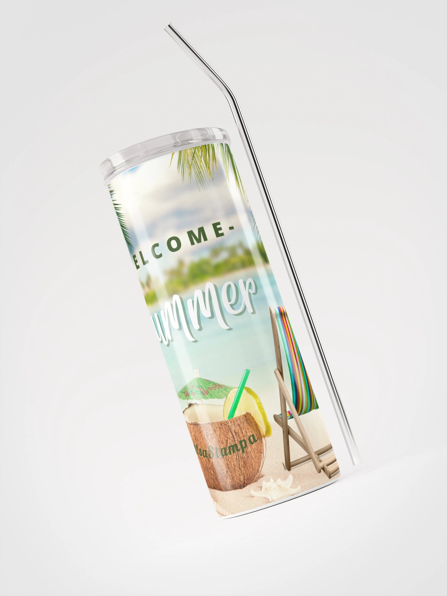 Tropical Paradise Steel Tumbler product image (3)