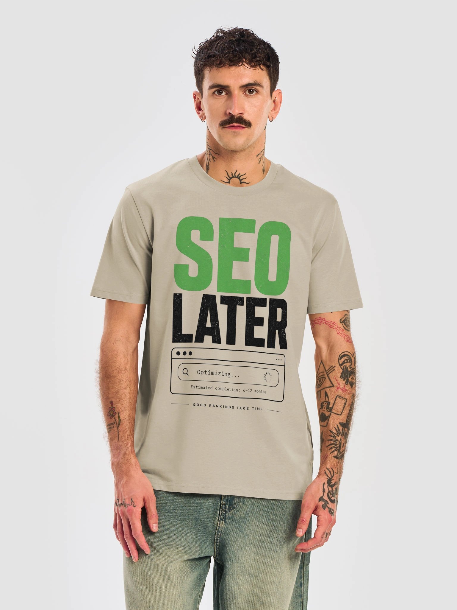 SEO Later Tee – Optimizing… Please Wait 6–12 Months product image (26)