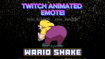 Twitch Animated Emote WARIO SHAKE product image (2)