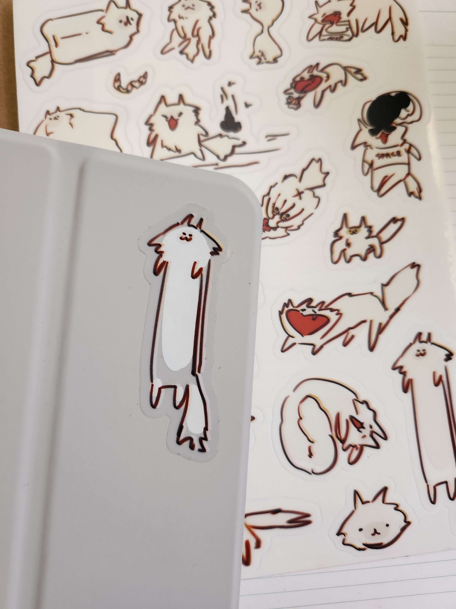 🟠Dandy // Clear Stickers Sheet product image (3)