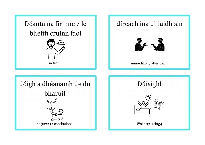 Irish Phrases Flashcard Pack product image (2)