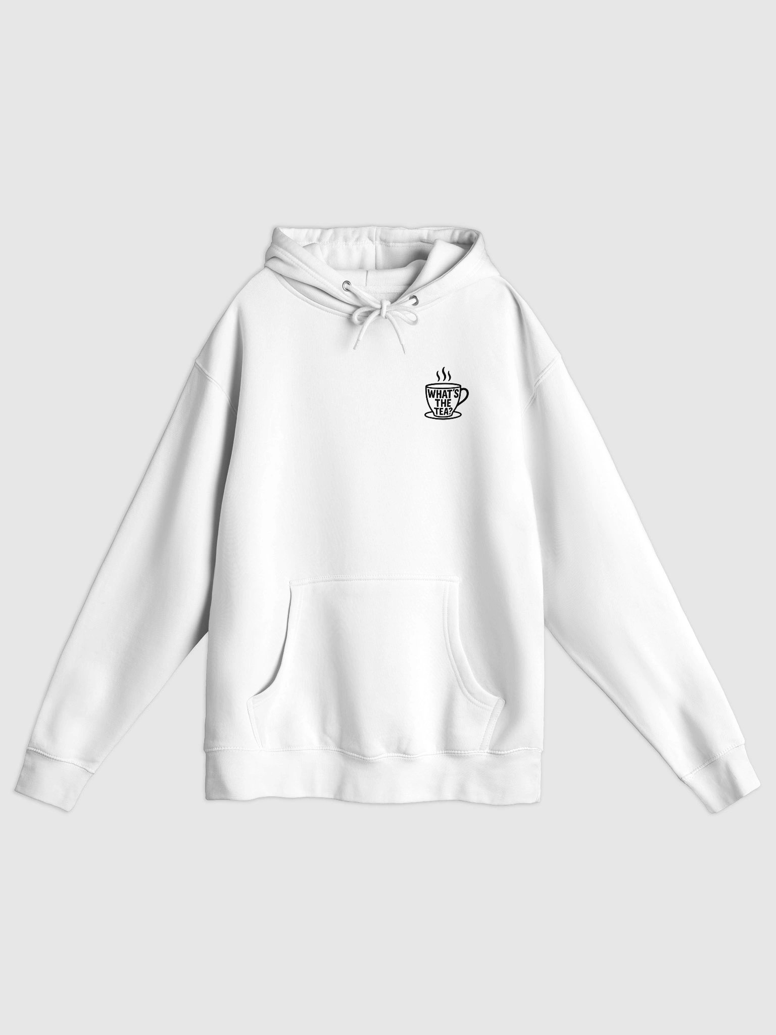 What's The Tea? Hoodie - White product image (1)