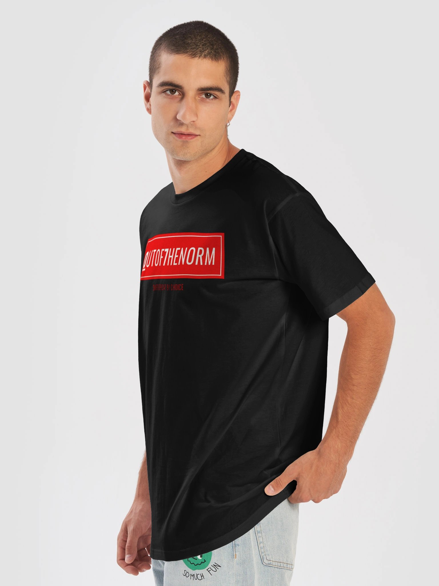 Black T-shirt product image (7)