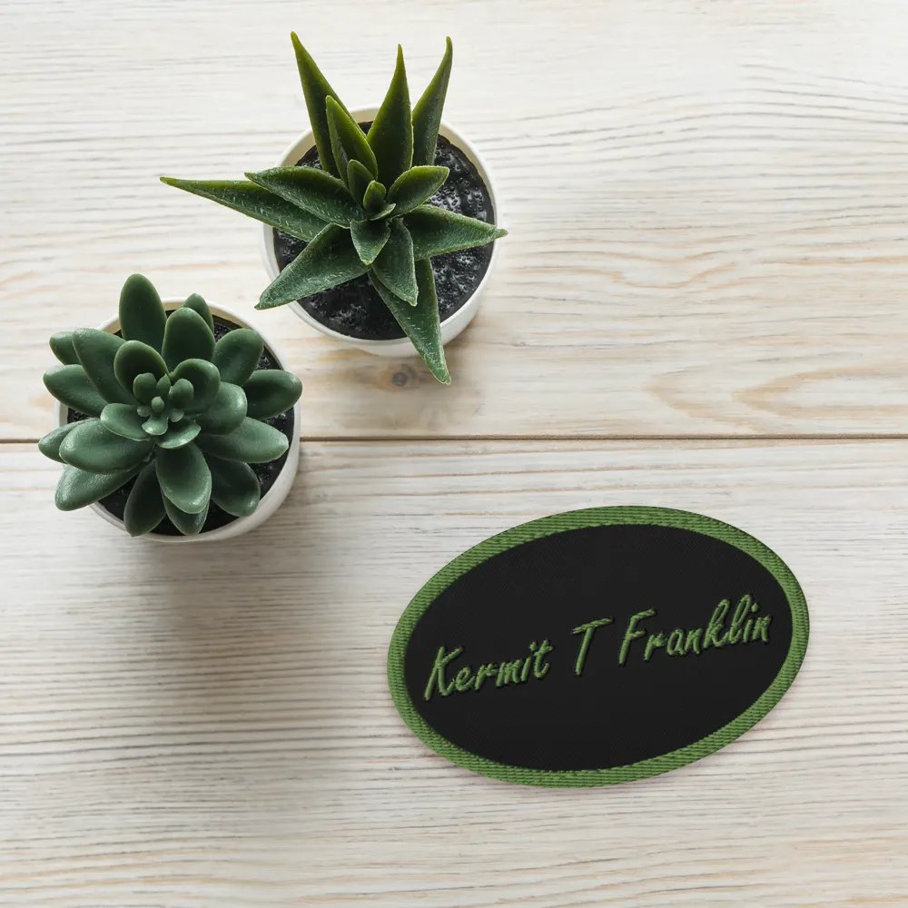 Kermit T Franklin Signature Patch product image (4)