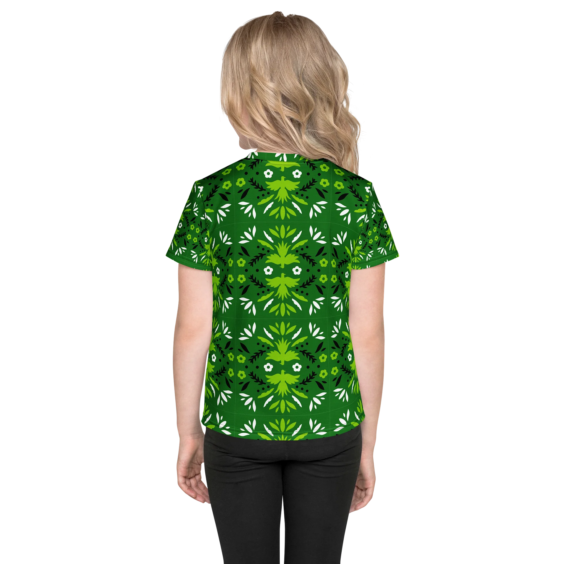 All-Over Print Kids Crew Neck T-Shirt product image (2)