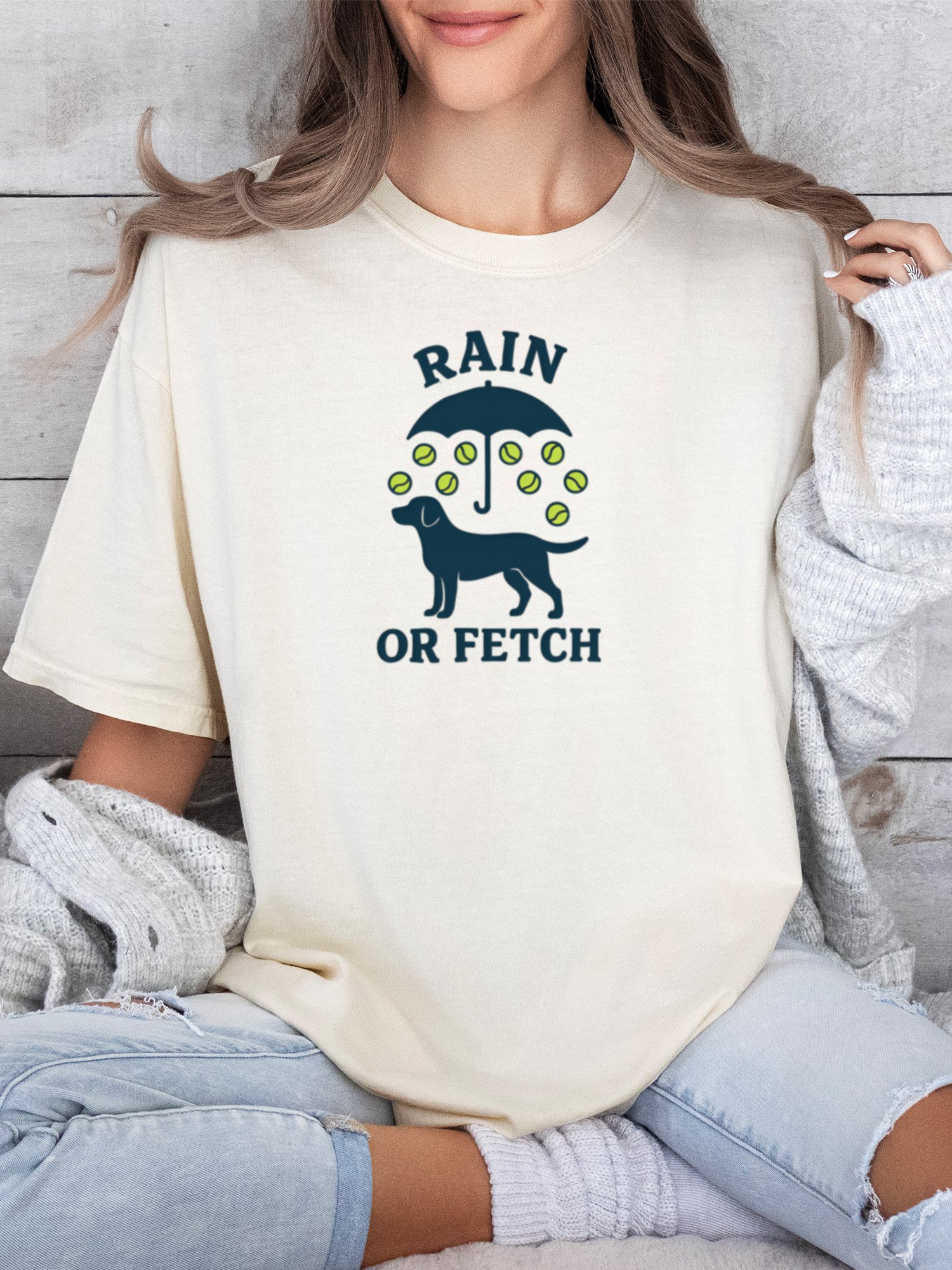 Rain or Fetch (Labrador Retriever) Tee product image (13)