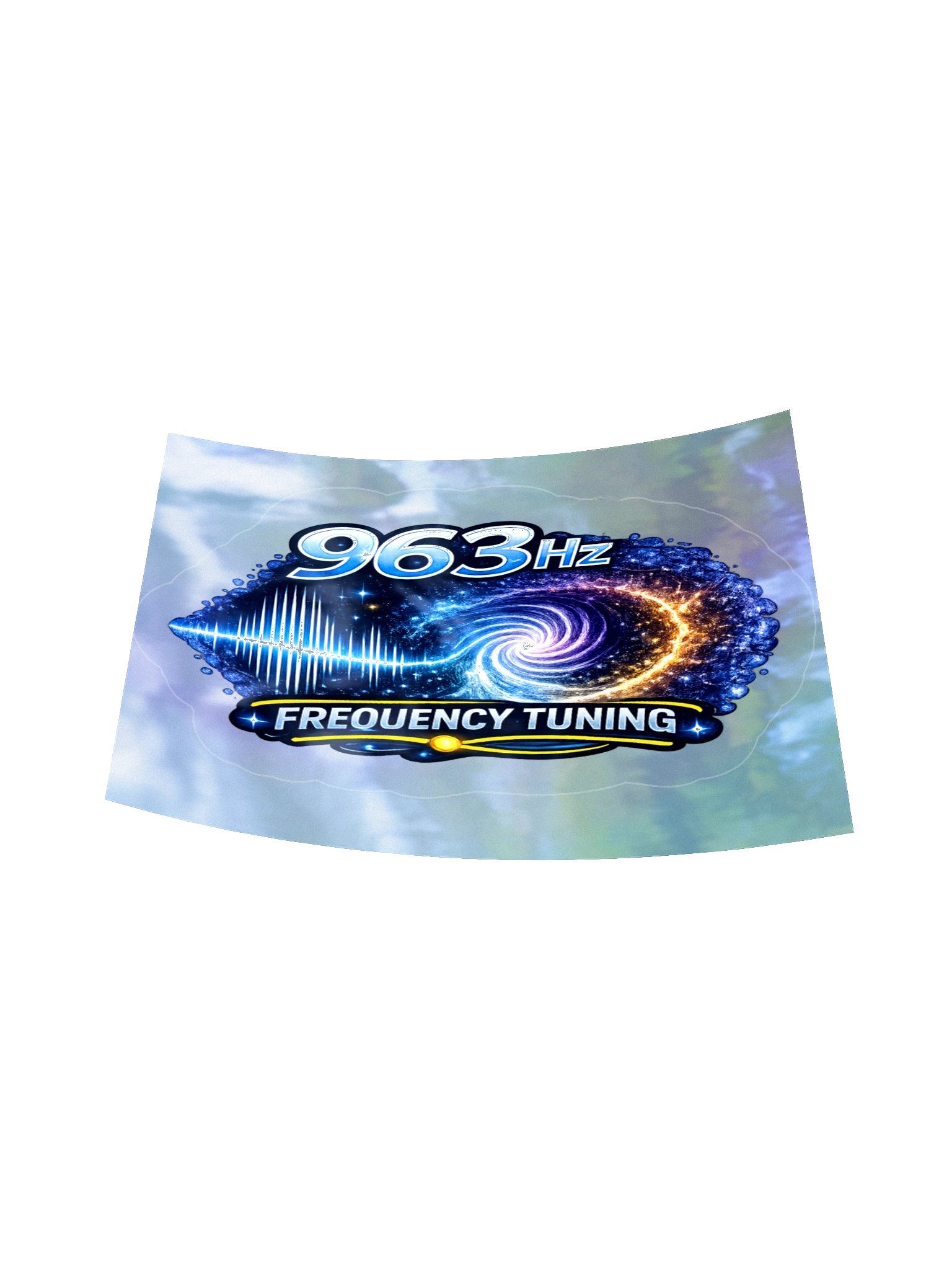 963 Hz Frequency Holographic Sticker product image (16)
